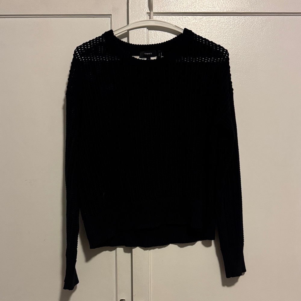 Theory black Knit Sweater
